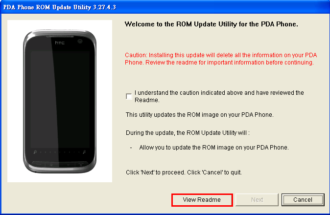 HTC Touch Pro2 Windows Mobile 6.5 HTC Sense ROM Upgrade 2.07.401.1 datasheet