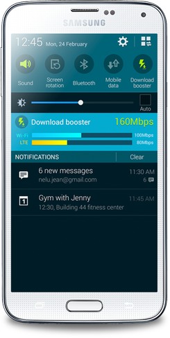 Samsung SM-G906K Galaxy S5 LTE-A  (Samsung Lentis) Detailed Tech Specs