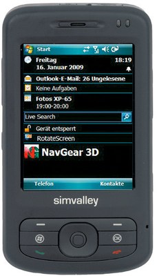 Simvalley Mobile Smartphone XP-65 Detailed Tech Specs