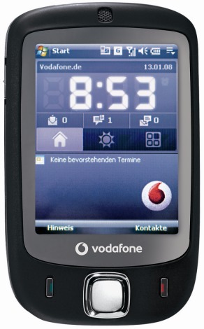 Vodafone VPA Touch  (HTC Elf 100) Detailed Tech Specs